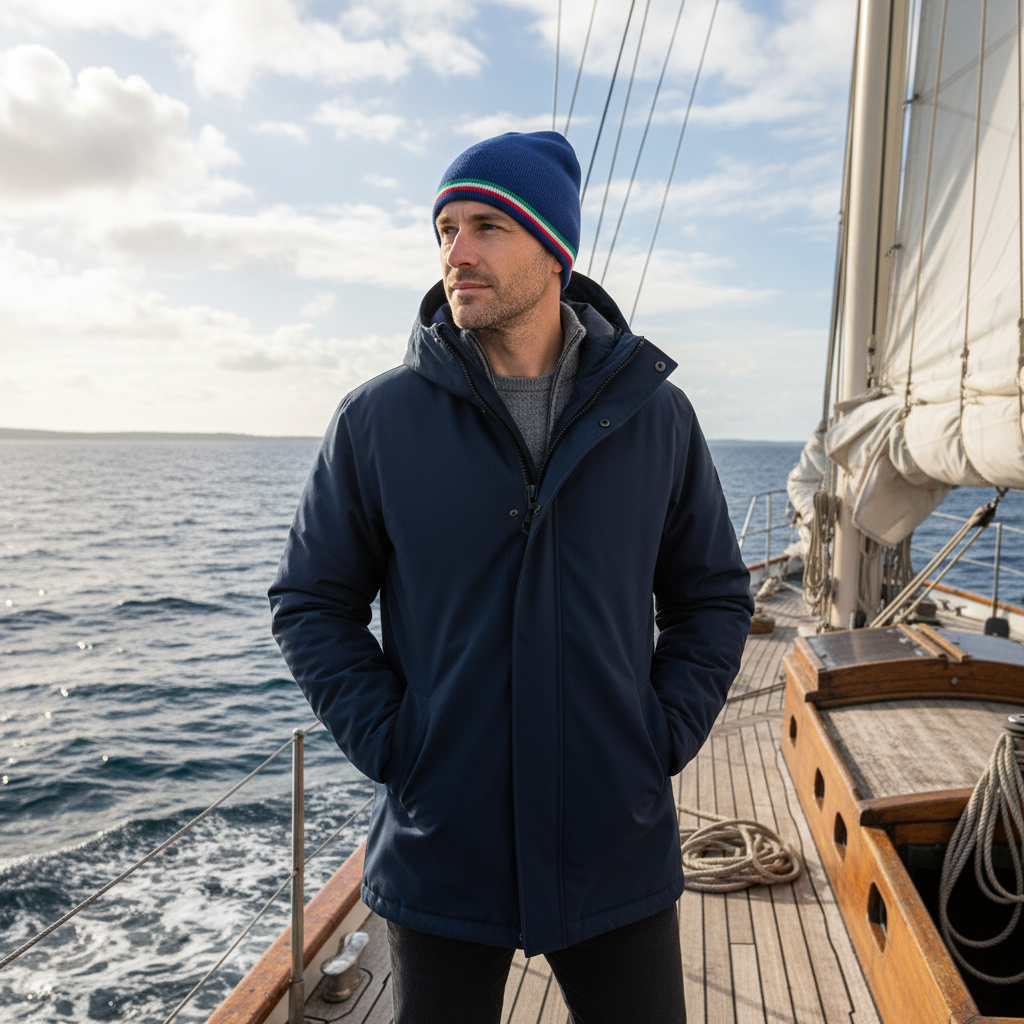 Зимна Шапка ITALY синя